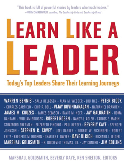 Title details for Learn Like a Leader by Marshall Goldsmith - Available